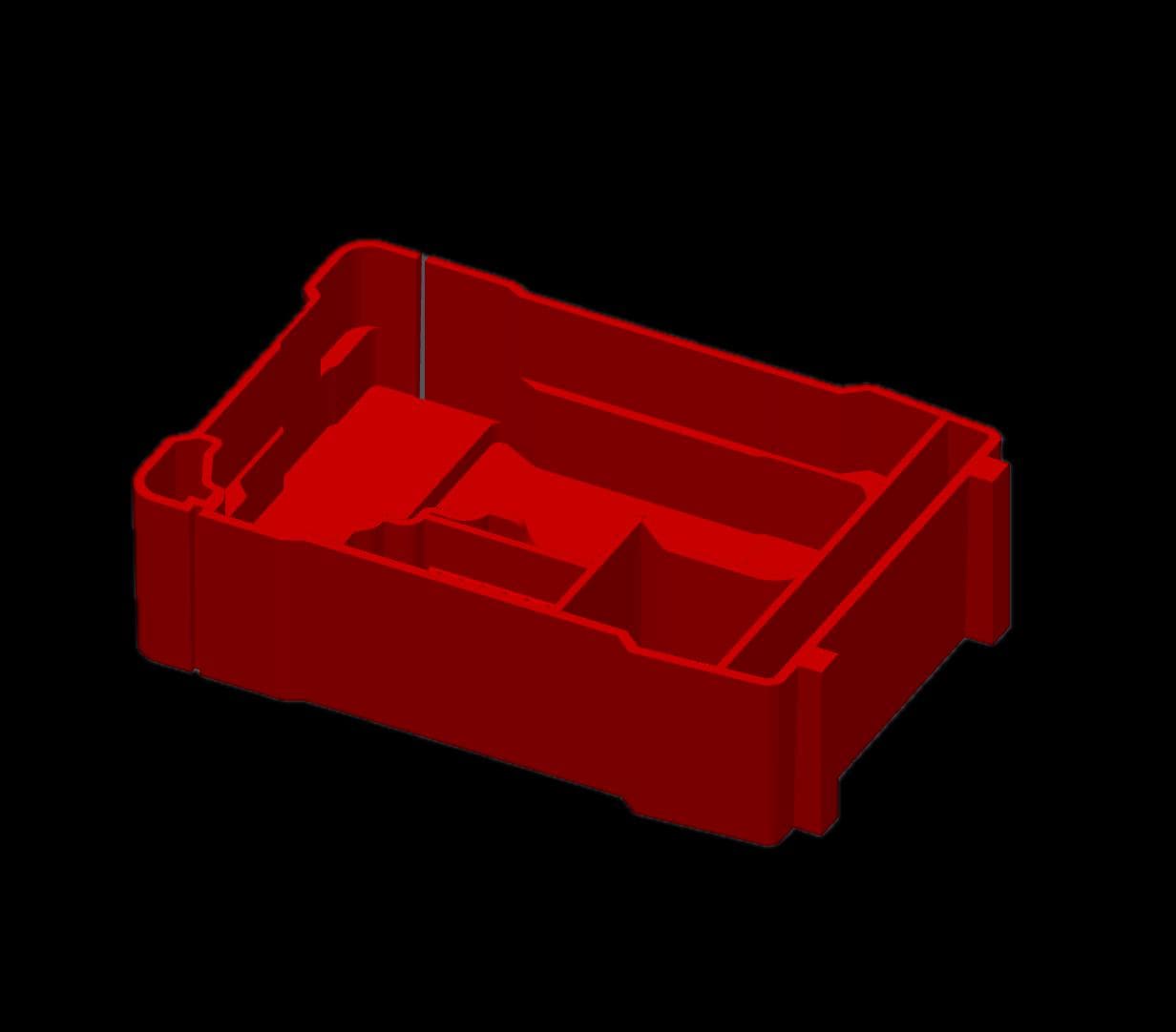 Milwaukee Packout Insert for M18 FPD3 Drill – Custom Bit Holder & Storage Organizer Tray for Tools, Screws, and Accessories