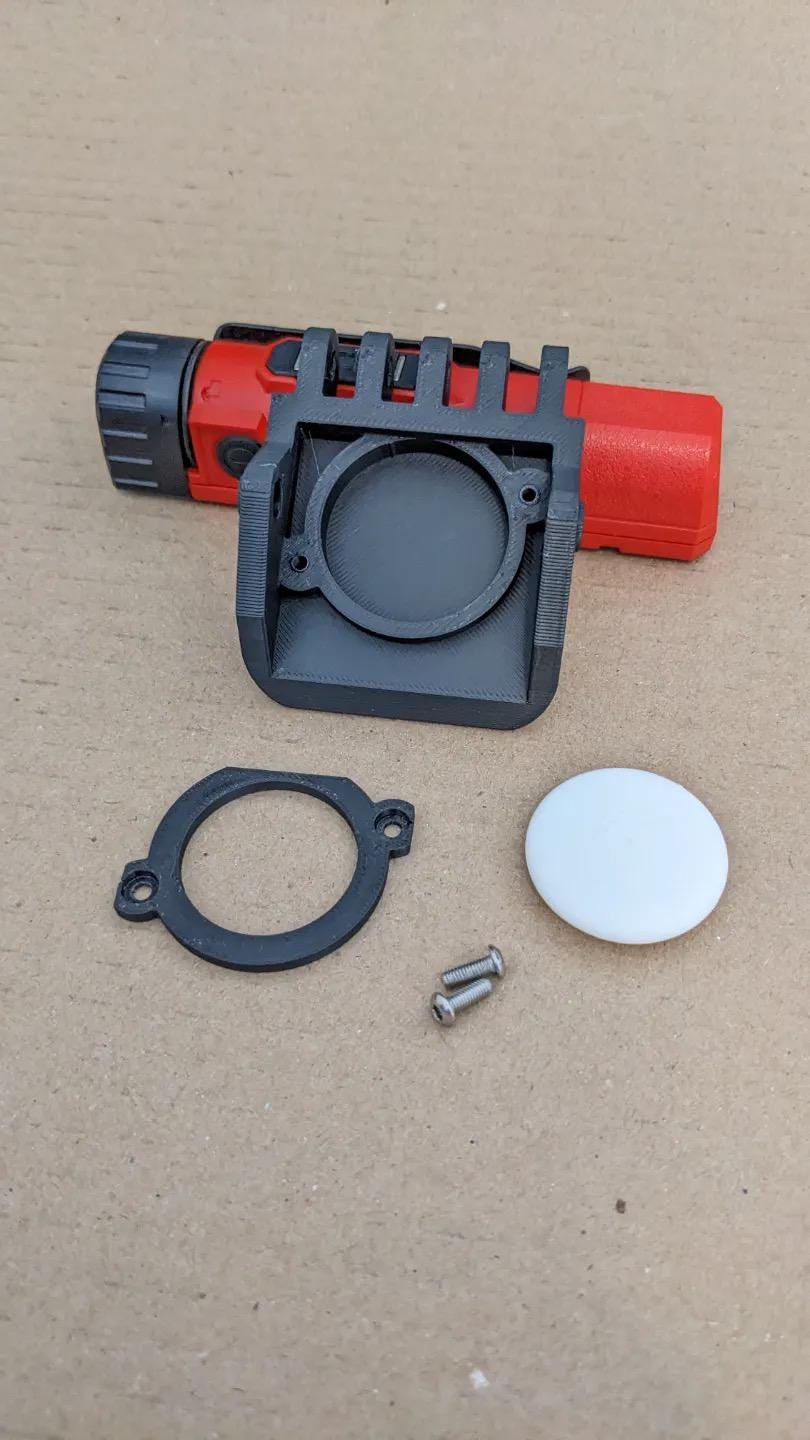 Milwaukee Packout AirTag Mount – Hidden GPS Tracker Latch for Tool Box | Secure Airtag Holder for Packout System