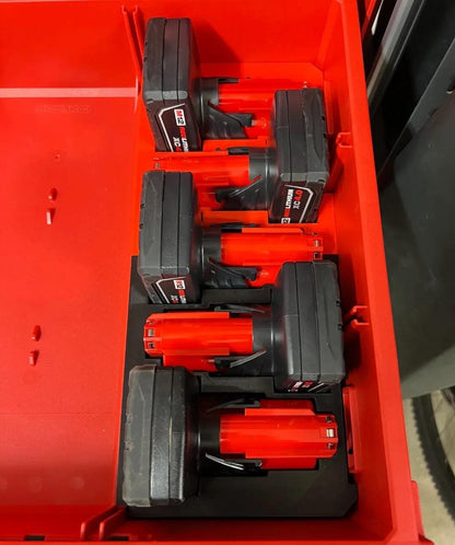 Milwaukee Packout Insert for Drawer 5x M12 XC Battery Storage Organiser Tray