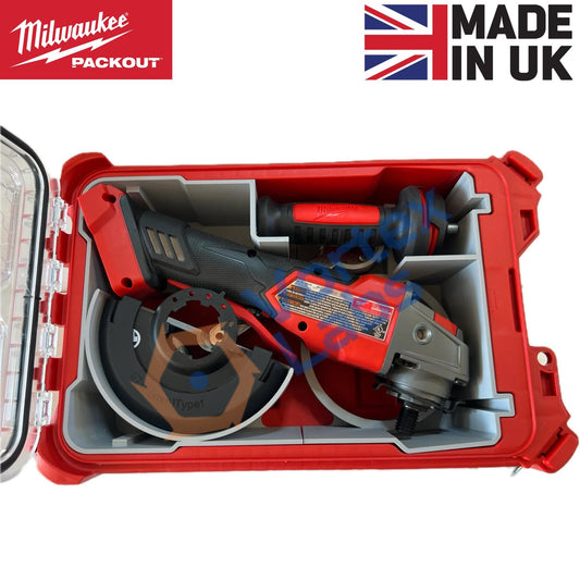 Milwaukee Packout M18 Angle Grinder Insert Storage Organiser Tray Garaga Van
